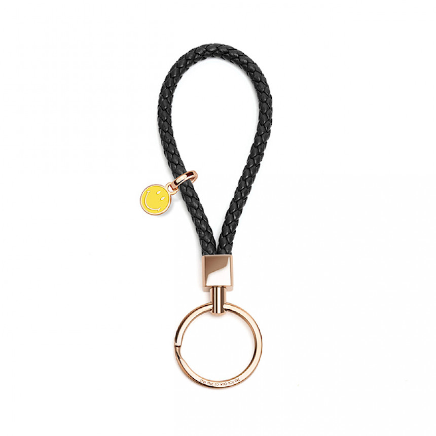 Café Leather Key Chain - Spicy Mustard