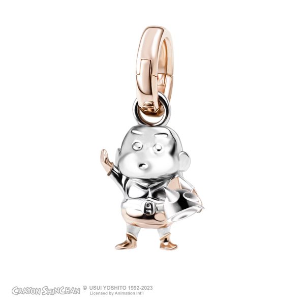 Crayon Shinchan 925 Silver Small 3D Pendant | Action Kamen