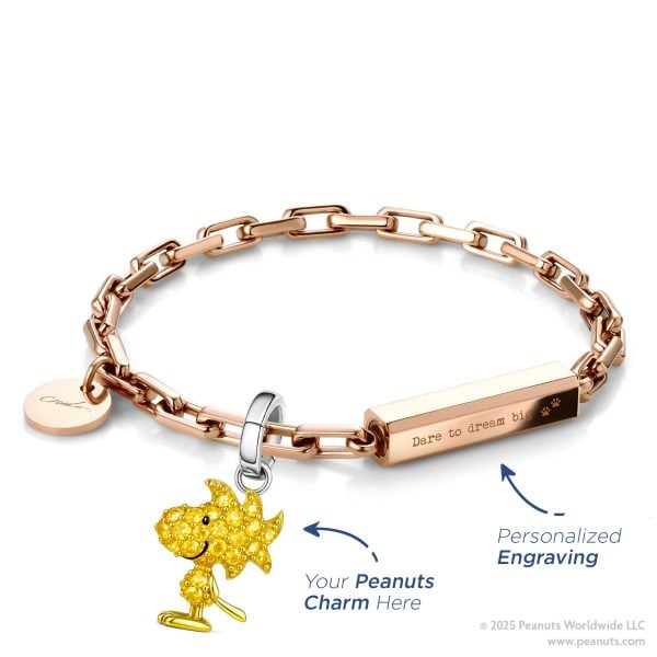 ピーナッツカンパニー　PEANUTS BRACELET CHAIN/Brass PEANUTS BRACELET CHAIN/Brass の販売【CHARCOAL*GREEN】公式