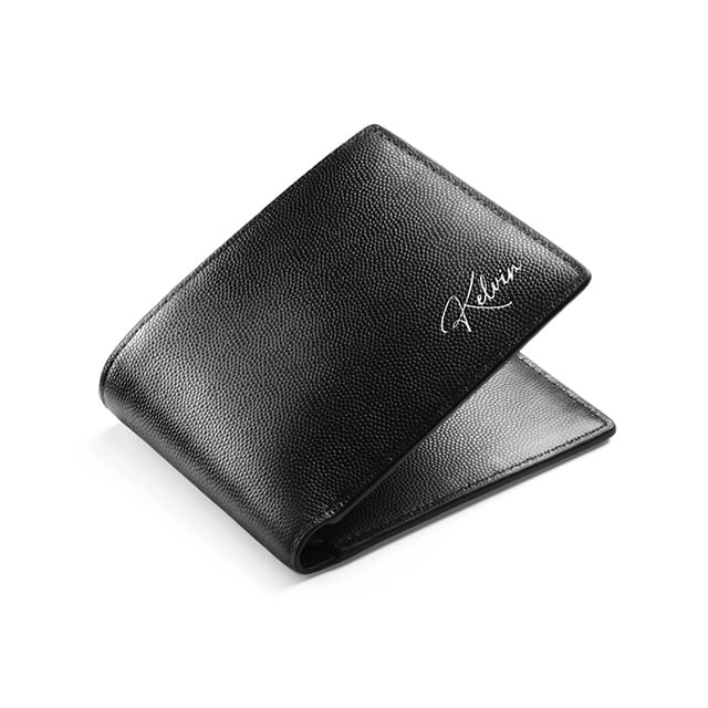 BRIEFING SHORT WALLET maid inUSA、BLACK BRIEFING SHORT WALLET maid inUSA、BLACK Använda Leather