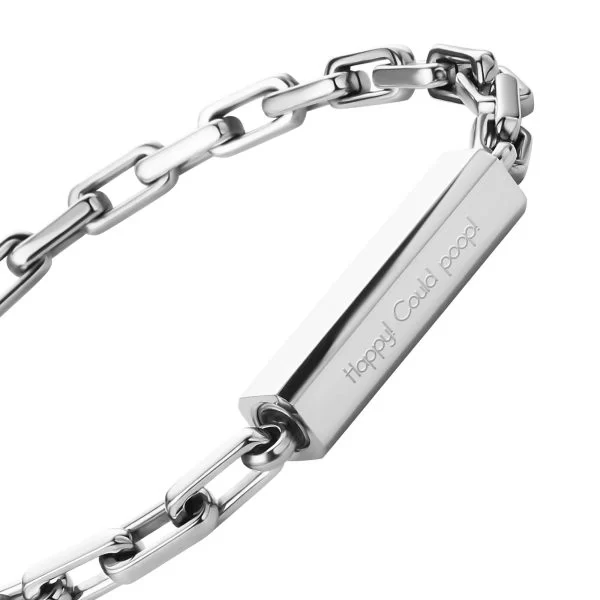 Crayon Shinchan Customized Metal Box Chain Bracelet