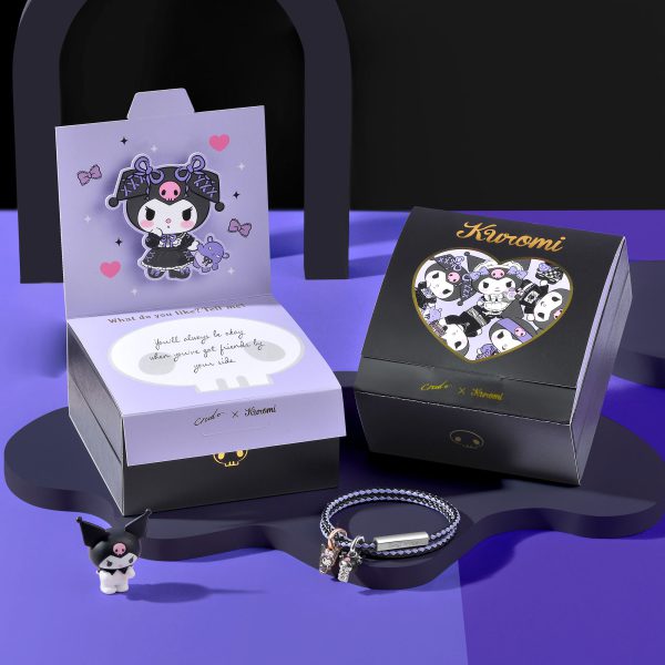 Kuromi Elegant Lolita 3D Silver Pendant