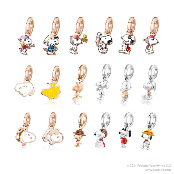 PEANUTS 925シルバー立体チャーム - Woodstock | Adventure - Crudo