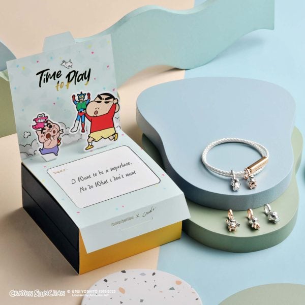 Crayon Shinchan 925 Silver 3D Pendant - Roaming Himawari Nohora