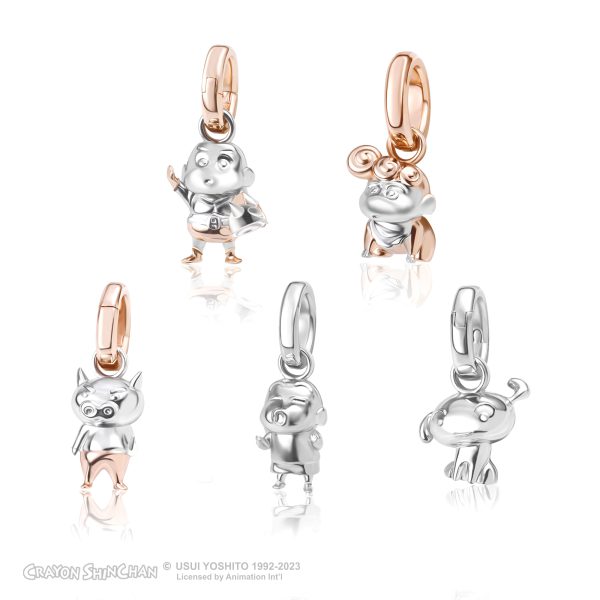 Crayon Shinchan 925 Silver Small 3D Pendant | Action Kamen