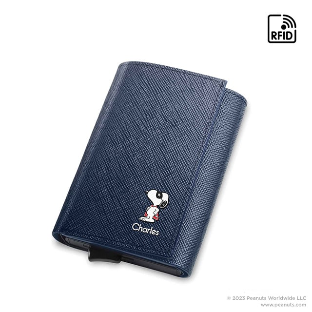 Customized RFID Slim Wallet | PEANUTS Design | Crudo Customized RFID Slim Wallet | PEANUTS Design | Crudo