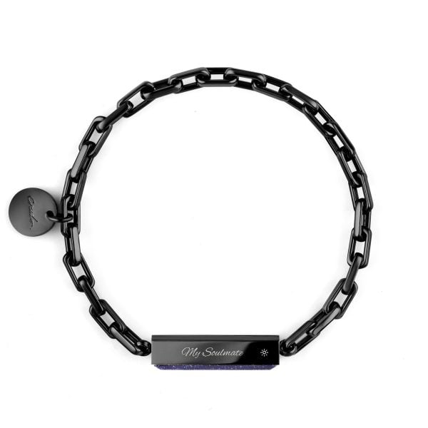 Crudo Miami Love ミッドナイトブラック サンドストーンブレスレット
