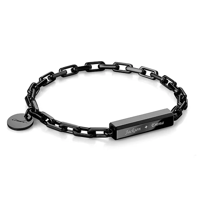 Miami Love Box Chain Bracelet | Stylish & Unique | Crudo