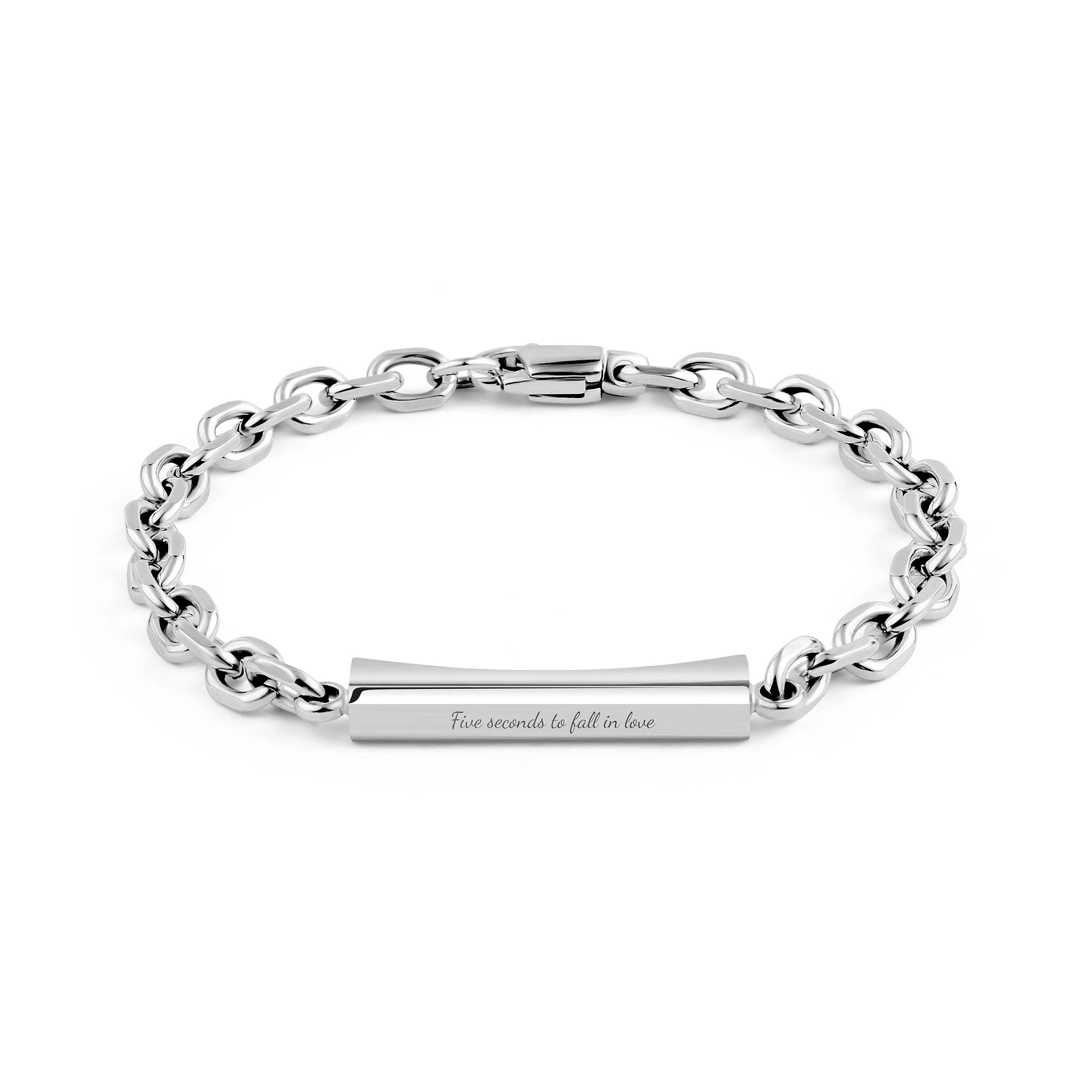LAVER 別注 FOUR BIT CHAIN BRACELET Flat Link Chain Bracelet – Sterling Forever