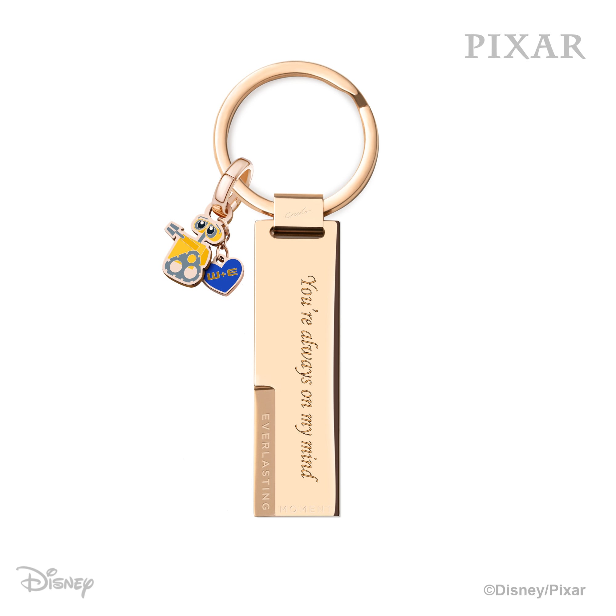 Crudoディズニー カップルシリーズメタルキーホルダー