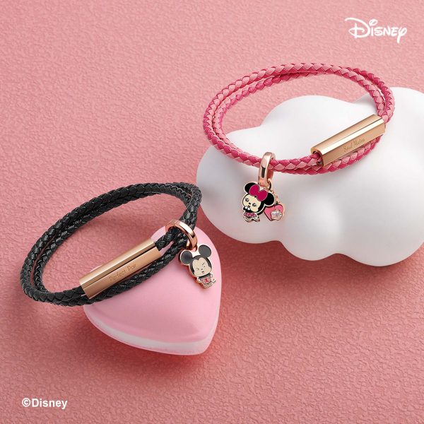 Crudoディズニー カップルシリーズレザーブレスレット