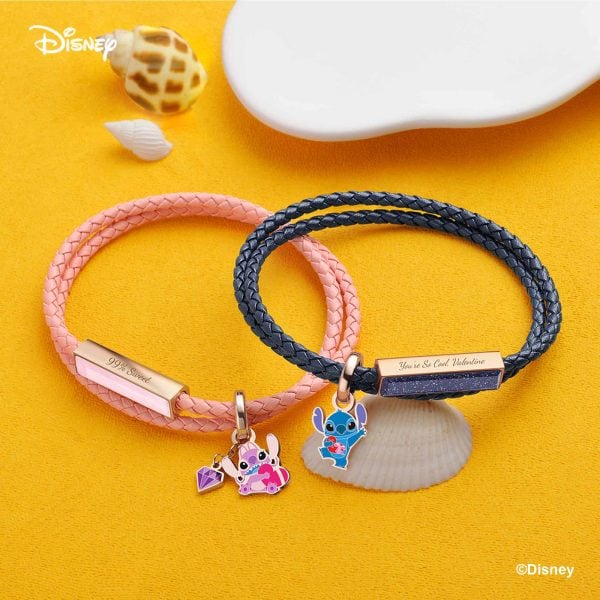 Crudoディズニー カップルシリーズレザーブレスレット