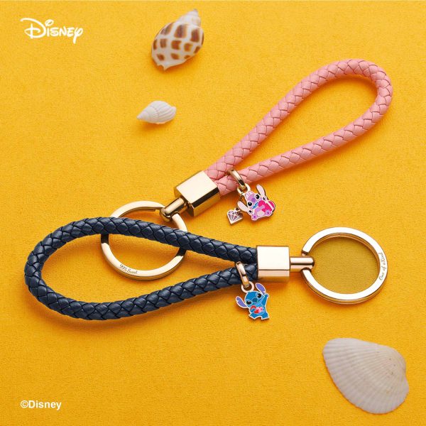 Crudoディズニー カップルシリーズレザーキーホルダー