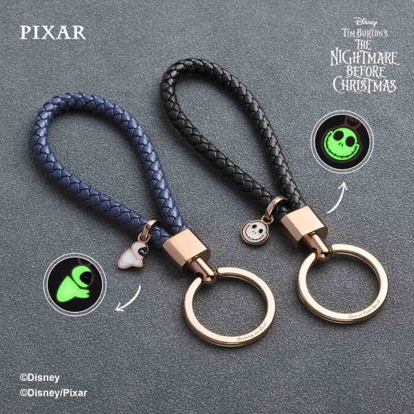 Crudoディズニー カップルシリーズレザーキーホルダー