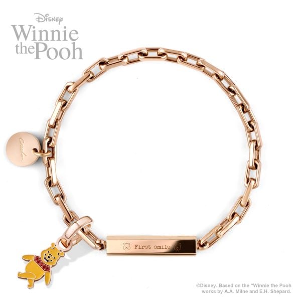 くまのプーさん スチールブレスレット ローズゴールド