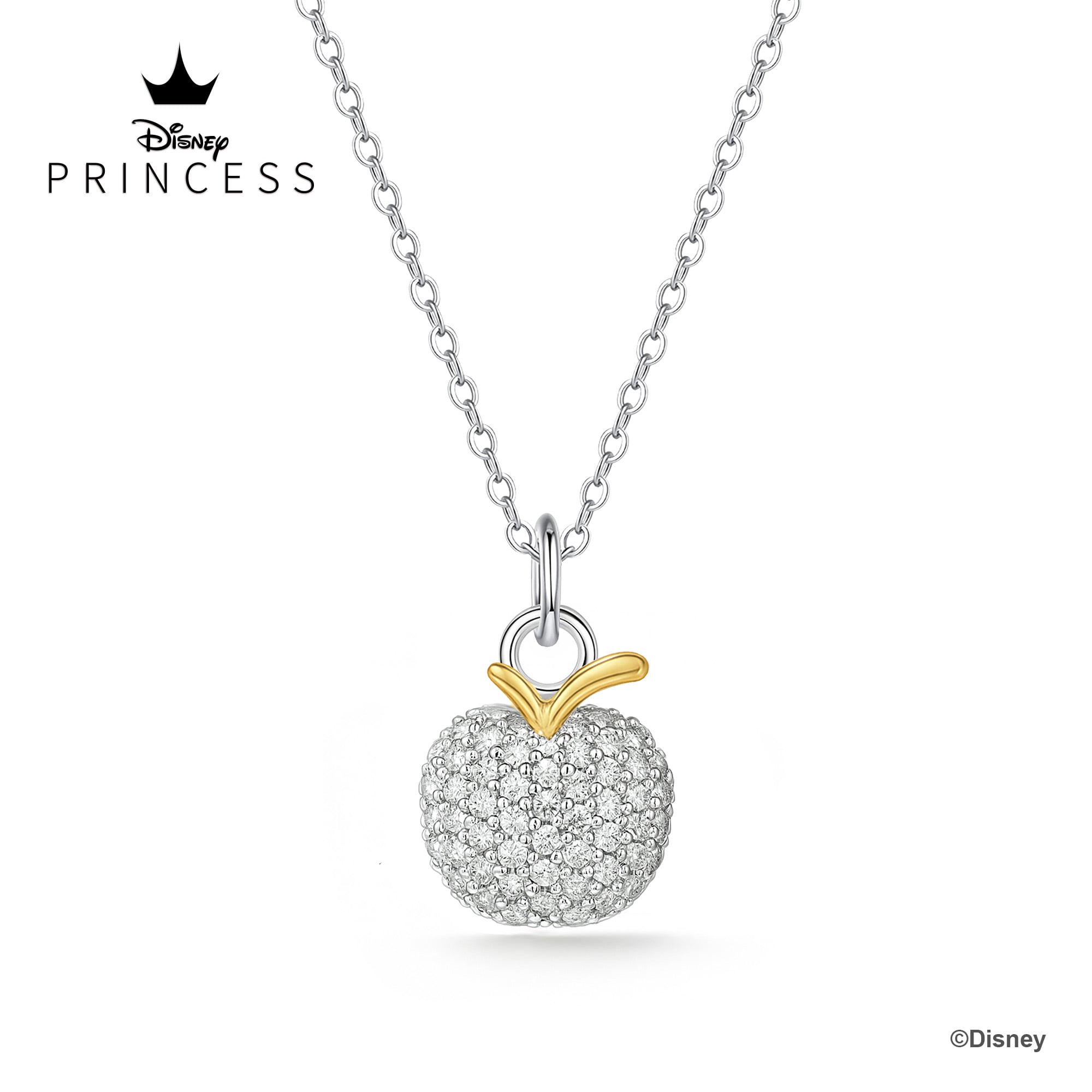 Disney Princess Collection Snow White Sparkling Silver Pendant