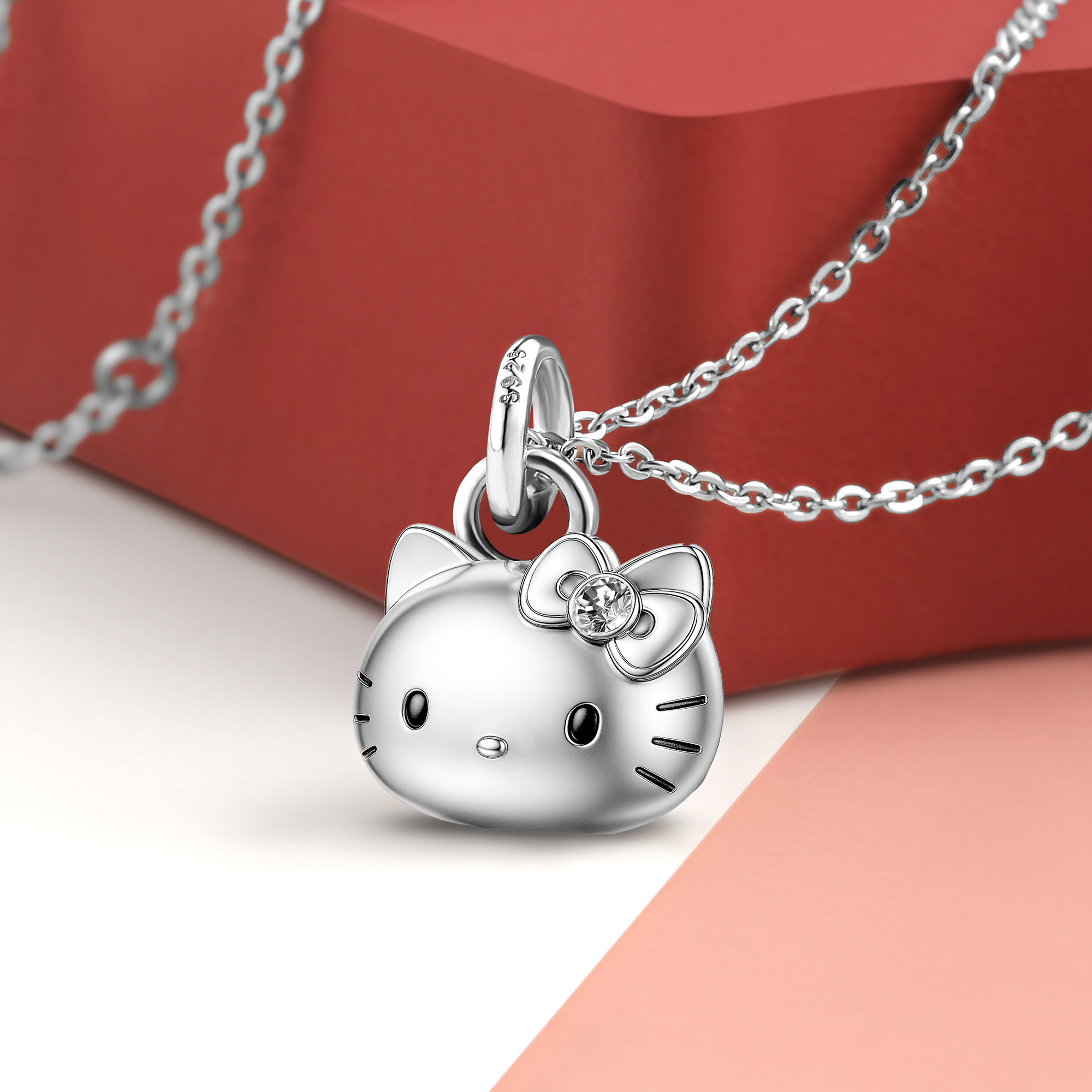 Hello Kitty Customized 925 Sterling Silver Pendant Necklace Classic ...
