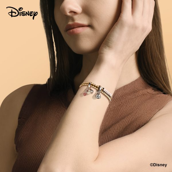 Chip 'n Dale Customized Italian Leather Wrap Bracelet - Maple