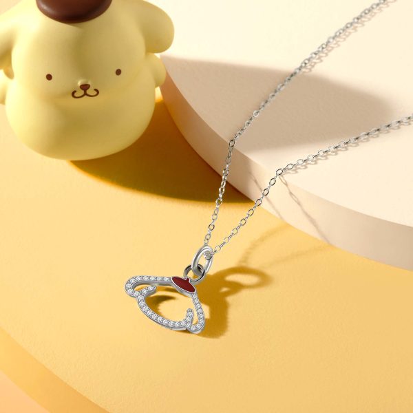 ポムポムプリン カスタマイズ 925シルバーペンダントネックレス