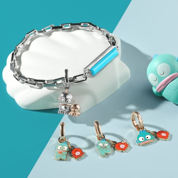Hangyodon 限定版カスタムメイド鋼製ジュエリーブレスレット - Crudo